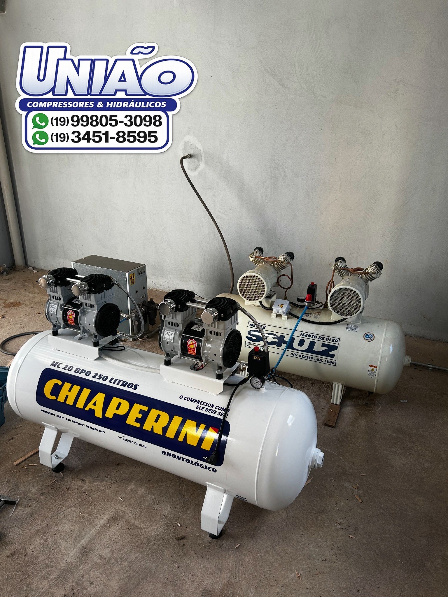 Foto real 3 de equipamento atendido pela União Compressores