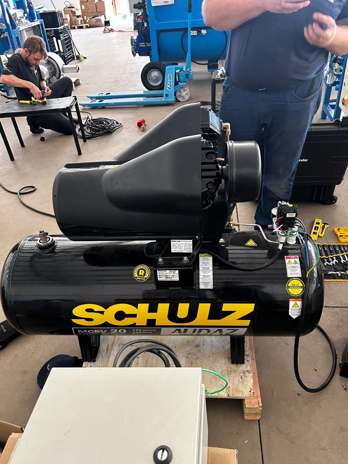 Foto real 20 de equipamento atendido pela União Compressores