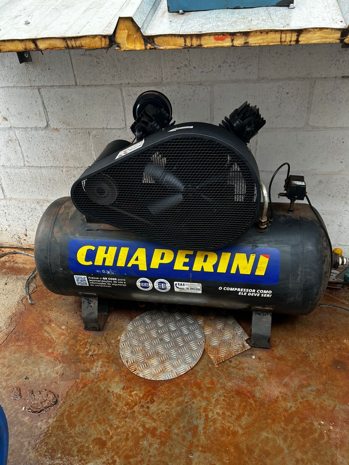 Foto real 21 de equipamento atendido pela União Compressores