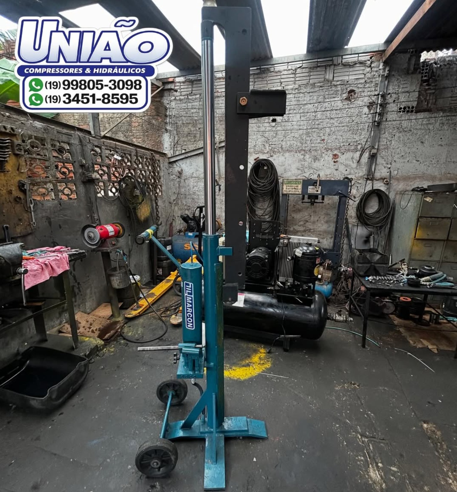 Foto real 30 de equipamento atendido pela União Compressores